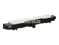 Задний силовой бампер серии Трофи на Toyota HILUX VII 2011-2014 (03.122.11)