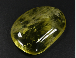 Кварц лимонный (облагороженный), полировка плоская, Бразилия (39*28*8 мм, 17 г) №35664