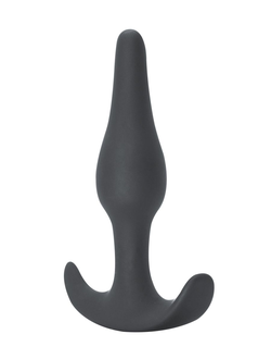 Чёрная анальная пробка Smooth - 12,5 см. Производитель: Lola toys, Россия