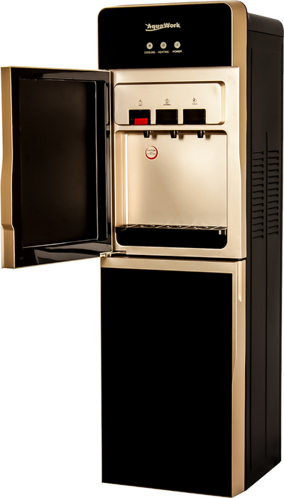 Кулер AquaWork R85-W золото-черный