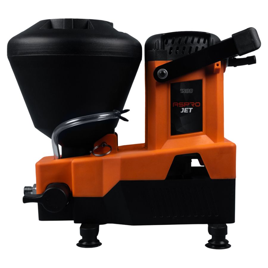 Комплектация - ASPRO JET 1500 краскораспылитель - вид сбоку