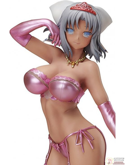 Фигурка 1/6 Юми (Yumi Kongari Komugiiro no Hiyake Hada de Sexy Lingerie Ver.)