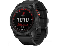 Garmin Fenix 7 47mm Solar Slate Gray with Black Band (010-02540-10 / 010-02540-11)
