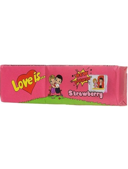 LOVE IS жевательная конфеты со вкусом Клубники 25гр (12)*18