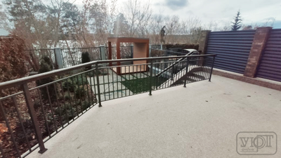 уличное ограждение на террасу