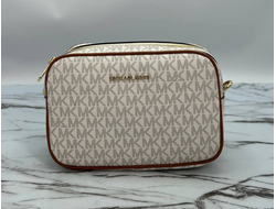 Сумка Michael Kors Jet Set Small Double-Zip White