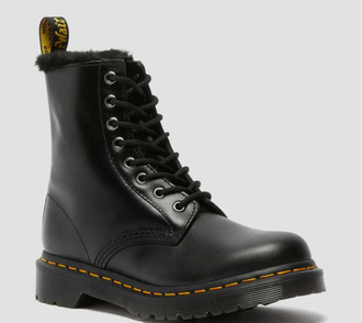 Ботинки Dr. Martens 1460 c мехом Serena Dark купить в Москве