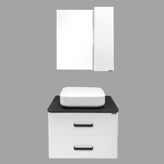 Зеркало-шкаф "Амстердам-75" белый