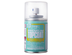 Mr. Hobby: Матовый лак спрей Premium Topcoat Flat (88 мл.)