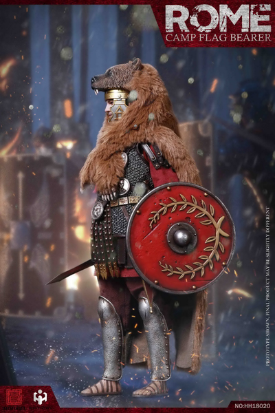 Римский знаменосец  - Коллекционная ФИГУРКА 1/6 scale Imperial Army — Camp flag bearer (HH18020) - HAOYUTOYS
