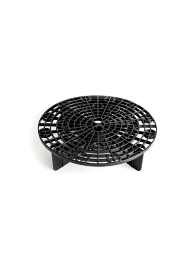 Ведро для мойки автомобиля с пескоотделителем, белое (1-н паз) Au-1053