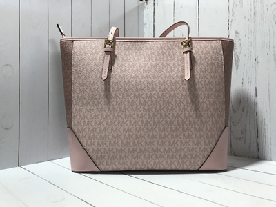 Сумка майкл корс селма розовая с надписями