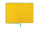Ежедневник недатированный МАЛЫЙ ФОРМАТ (100x150 мм) А6, BRAUBERG "Rainbow", 136 л., бирюзовый, 111687