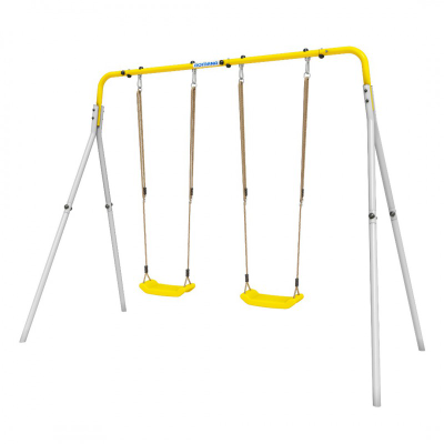 Качели двойные (без качелей) Romana R.103.28.04 (серый/жёлтый)