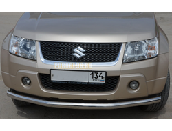 Защита переднего бампера d60 для  Suzuki Grand Vitara 3D (2005-2012)