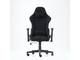 Игровое кресло K-51,  черная ткань черные вставки, реклайнер  BR