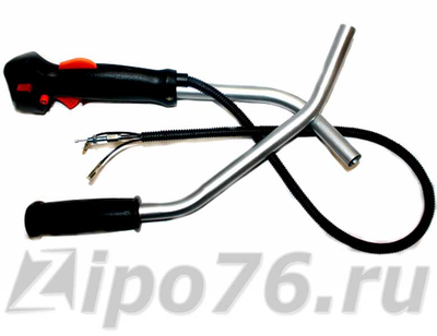 Ручка газа в комплекте со второй ручкой и трубками