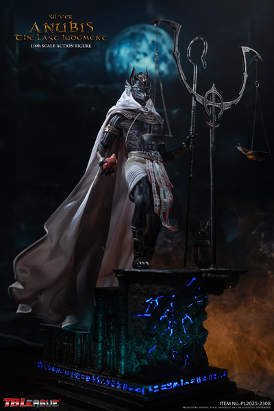 ПРЕДЗАКАЗ - Египетский бог Анубис в серебряном - Коллекционная ФИГУРКА 1/6 Last Judgment ANUBIS Silver (PL2025-230B) - TBLeague ?ЦЕНА: 33900 РУБ.?