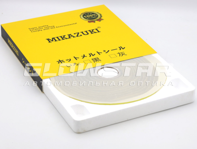 Герметик Mikazuki Black Hot жесткий, черный (рулон)