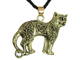 Амулет Кельтская кошка 30х35мм, металл   серебро,  бронза