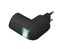 Ecola переходник вилка-патрон E27 с выключателем Черный APT7SBEAY