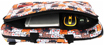 Сумка для ноутбука 17.3 - 18 дюймов Optimum RL, котики