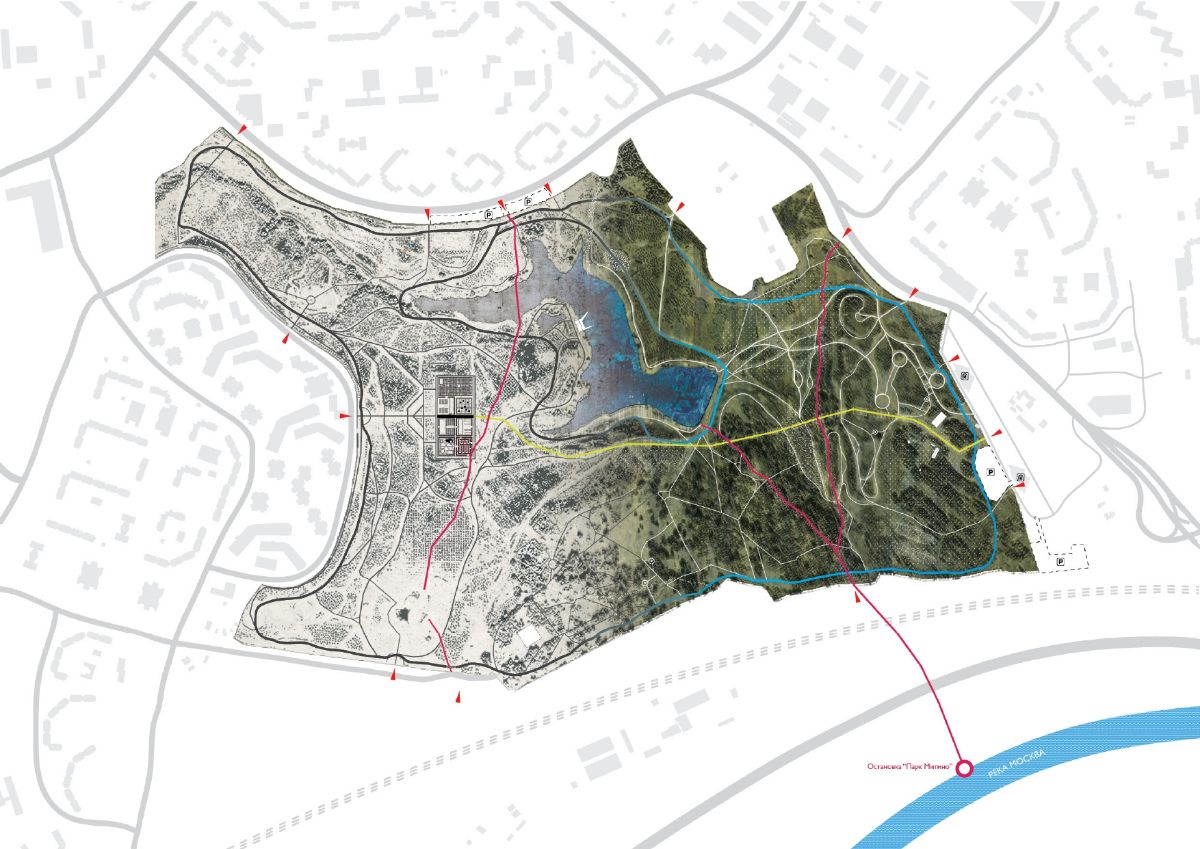 Ландшафтный парк митино схема парка
