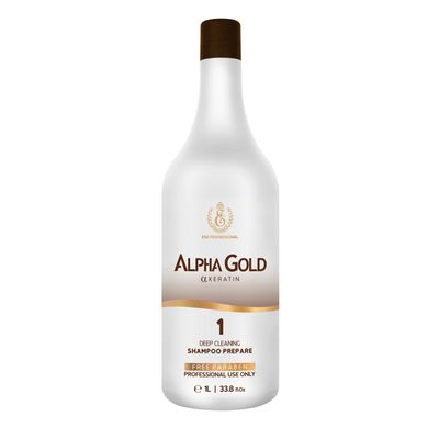 Подготавливающий шампунь Alpha Gold Deep Cleaning Shampoo (шаг 1) 1000 мл.