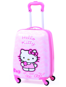 Детский чемодан на 4 колесах - &quot;Hello Kitty / Хелло Кити - С яблоком&quot; «Disney»