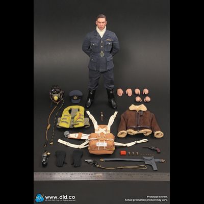 Британский пилот (Том Харди, "Дюнкерк")  - Коллекционная фигурка 1/6 WWII British Pilot Squadron Leader – Tom (K80187) - DID