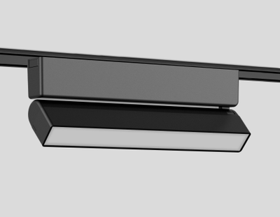 Светильник светодиодный трековый для шинопровода Magnetic Ultra Slim GV 1486 BK черный IP20 10W 4200K 48V 230*26*80