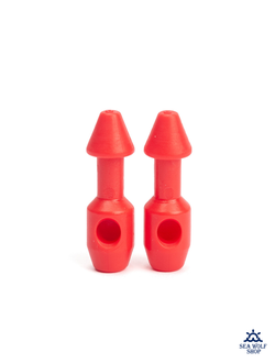 Желуди для зацепов Scuba Brothers  DYNEEMA красные, пара