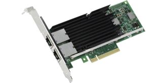 Сетевая карта Intel X540-T2 X550T2 10000M server RJ45 PCIe2.0 8x Dual port