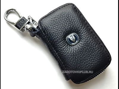 Ключница авто из натуральной кожи флотер с логотипом CHANGAN
