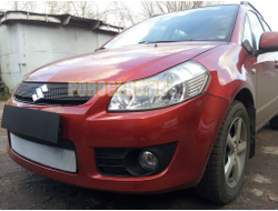 Защита радиатора Suzuki SX4 hb 2006-2007 (венгерская сборка) chrome