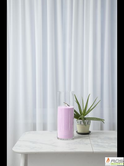 Насыпная свеча "Цилиндр 40 см", розовая "Нежно-розовый"