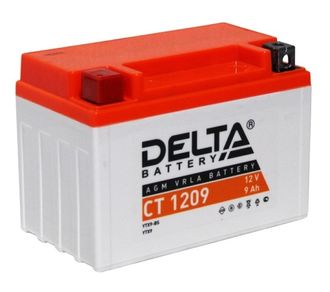 Аккумулятор Delta  CT 1209 (YTX9-BS)