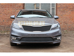 Защита радиатора KIA RIO 2015-2017 sedan black низ