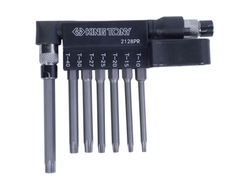 Набор вставок (бит) с воротком-битодержателем 1/4", Torx, T10-T40, L = 60 мм, 8 предметов KING TONY 2128PR