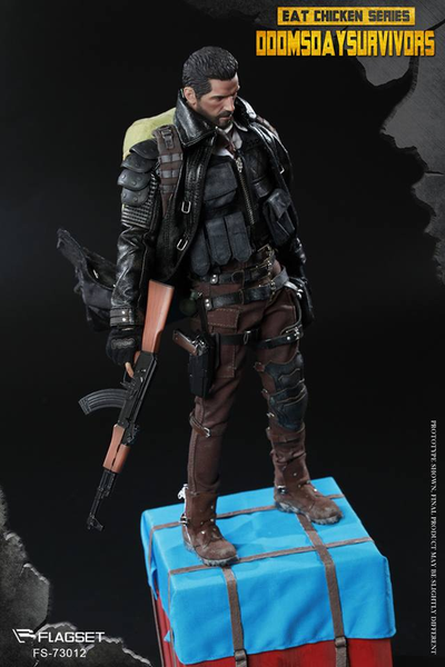 Ящик деревянный красный с ремнями 1/6 (FS-73012) - FLAGSET