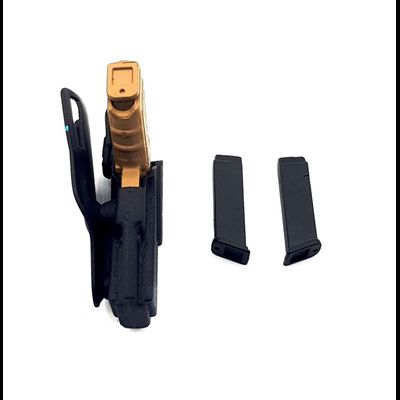 Glock с кобурой и 2 магазина 1/6 (FS-73030) - FLAGSET