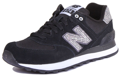 New Balance 574 Черные с серым