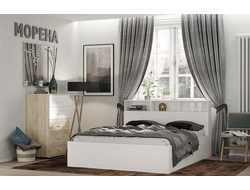Композиция спальни МОРЕНА Ясень Анкор светлый