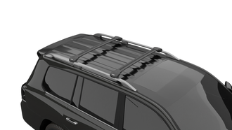 Багажная система LUX CONDOR Black для а/м с классическими рейлингами универсальная