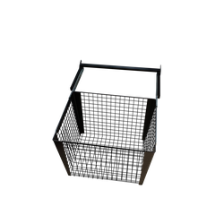 Выдвижная металлическая корзина для торгового оборудования