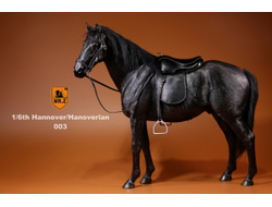 Черный конь - Коллекционная фигурка 1/6 Scale German Hanoverian Warmblood Horse Statue - Real Animal Series (No.17) - Mr.Z