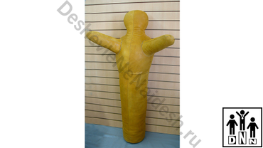 борцовский манекен кожаный одноногий