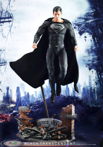 Супермен ("Лига Справедливости" Зака Снайдера) - Коллекционная ФИГУРКА 1/6 BLACK TRANSCENDENT (BY-015) - BY-ART