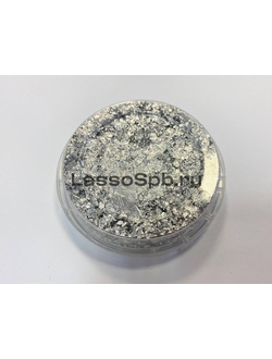 Поталь хлопья цвет Серебро 70 мл