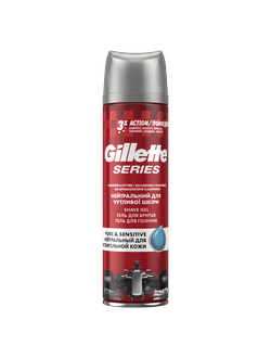 Гель для бритья Gillette Series Без отдушек и красителей, 200 мл